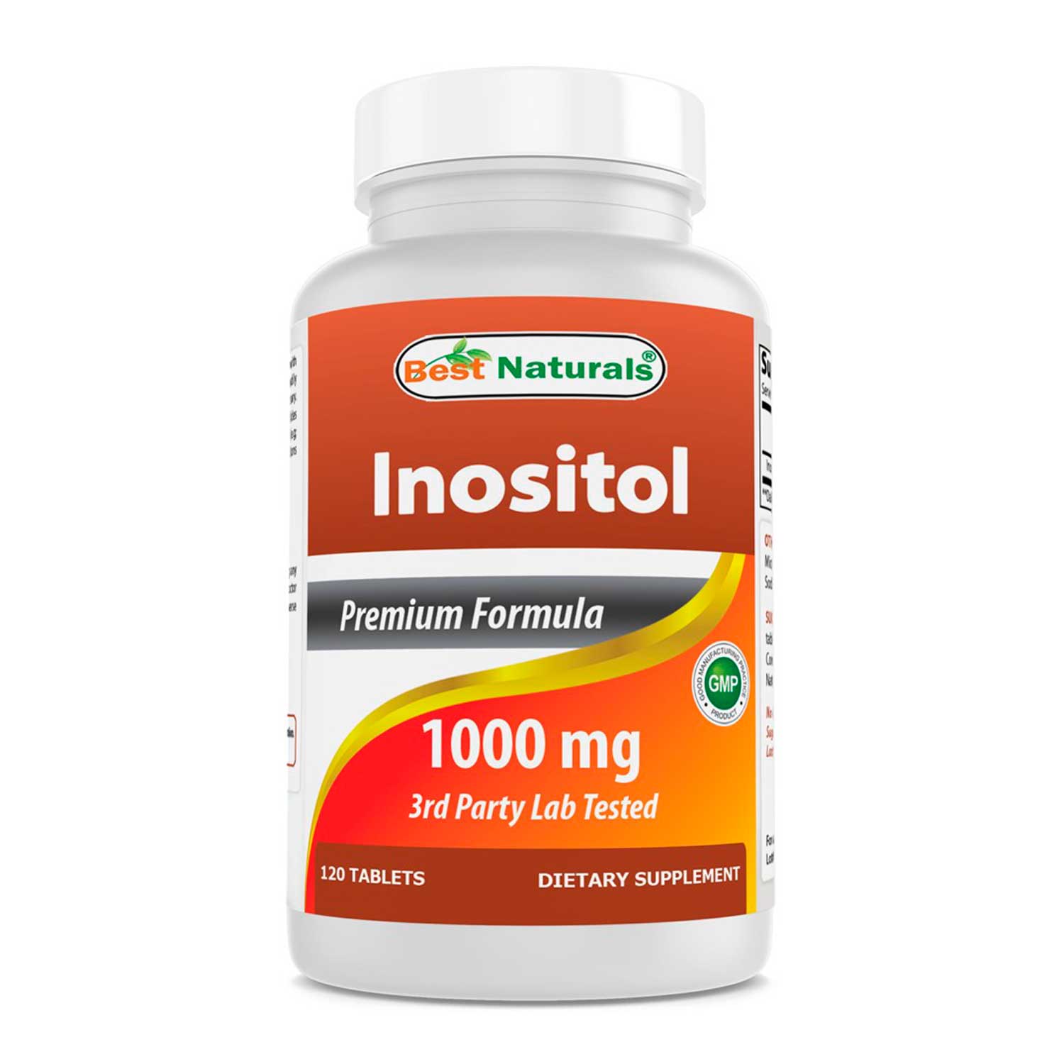 Inositol 1,000 MG Best Naturals. 120 Tabletas
