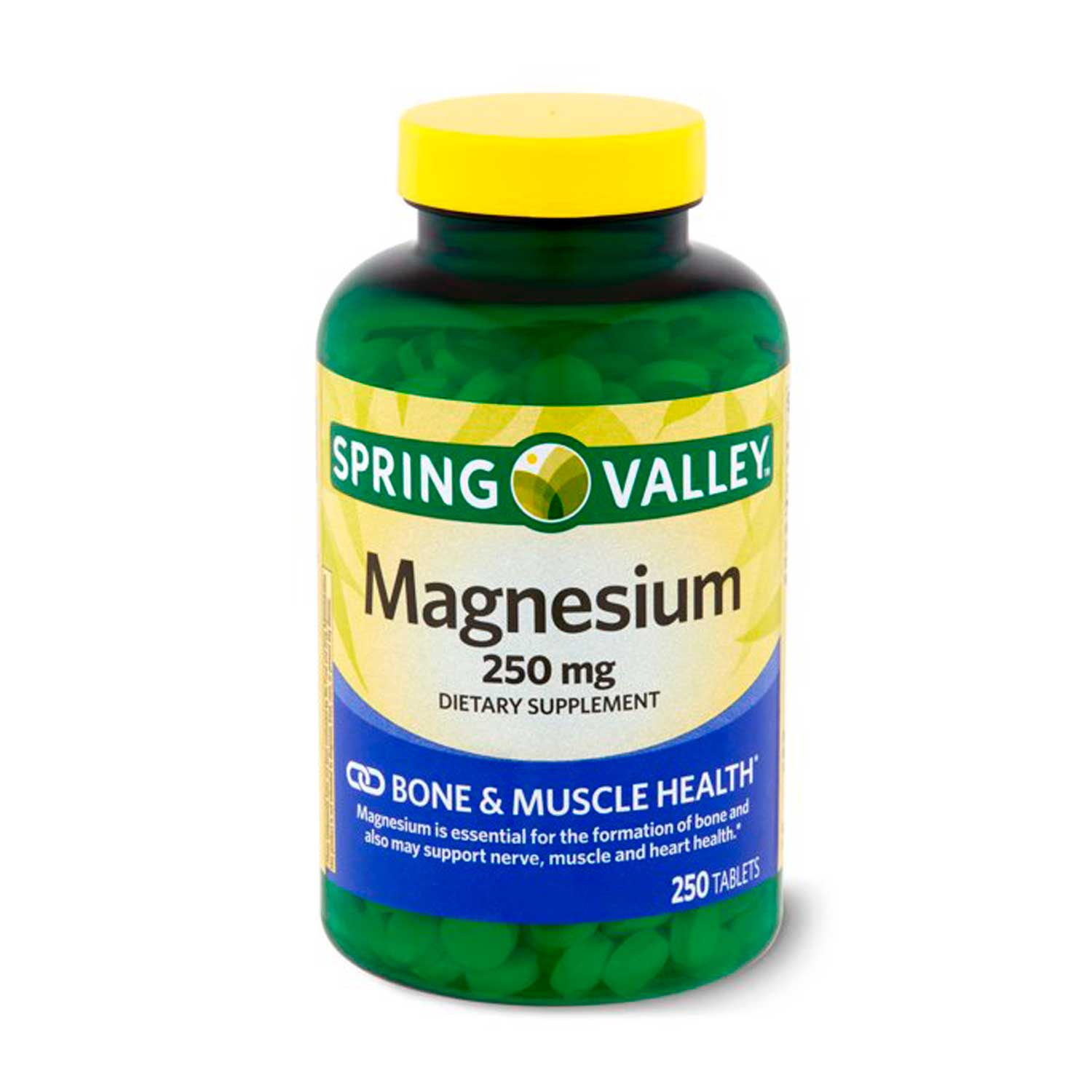 Magnesio Spring Valley 250 mg. 250 tabs