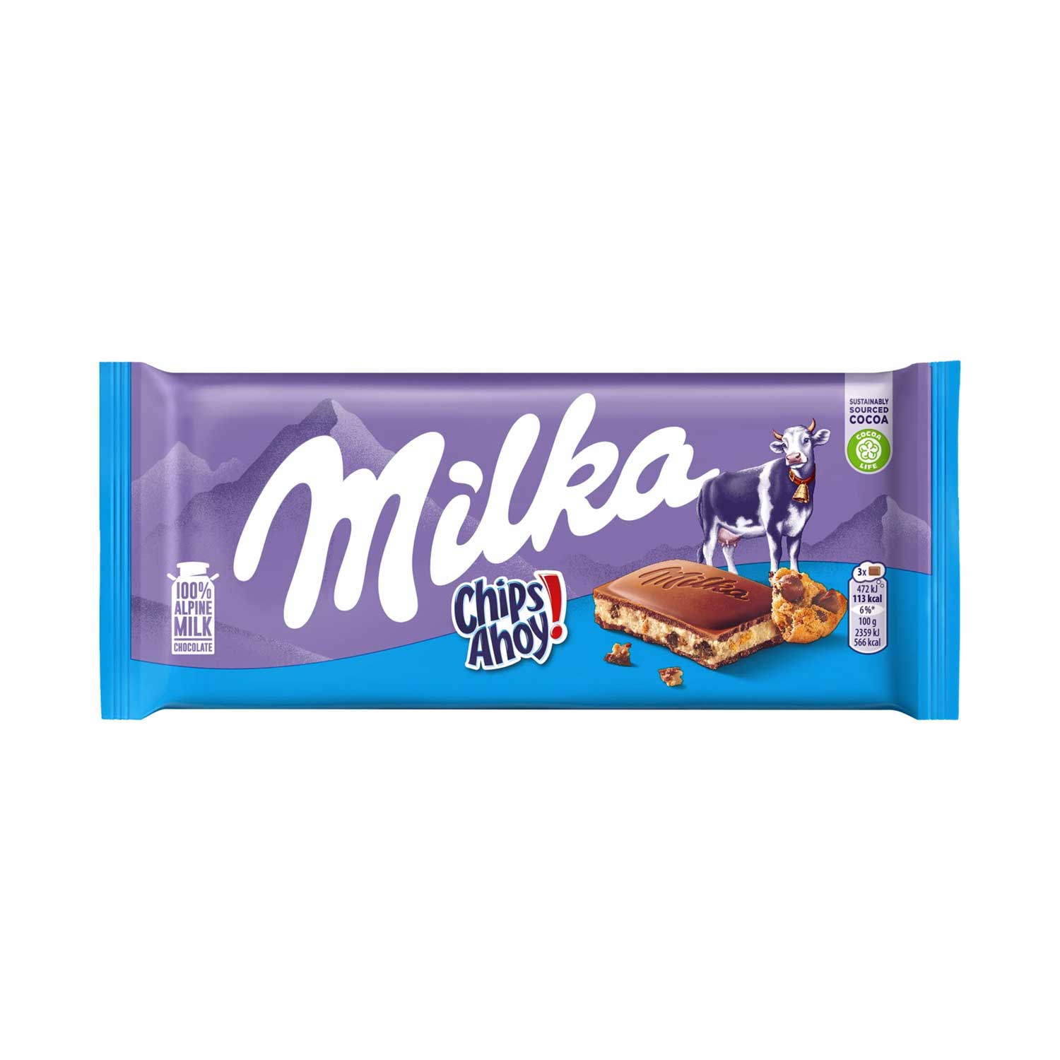 Chocolate Milka Chips Ahoy! 100 gr