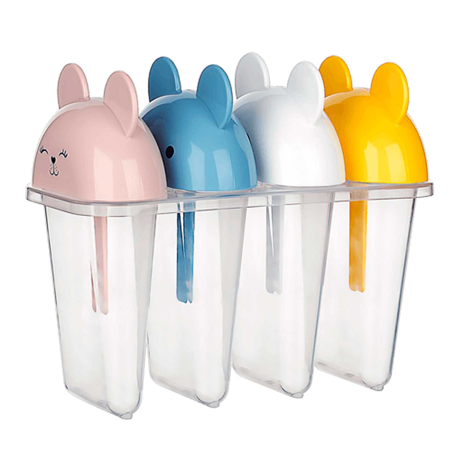 Molde para Paletas de Helado. 1 Set de 4 Paletas
