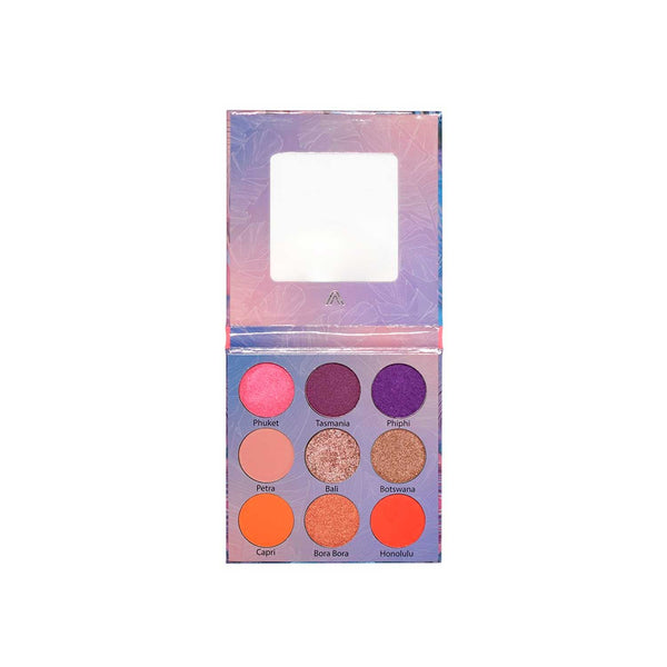 Paleta de Sombras Paradise Atenea. 9 Tonos
