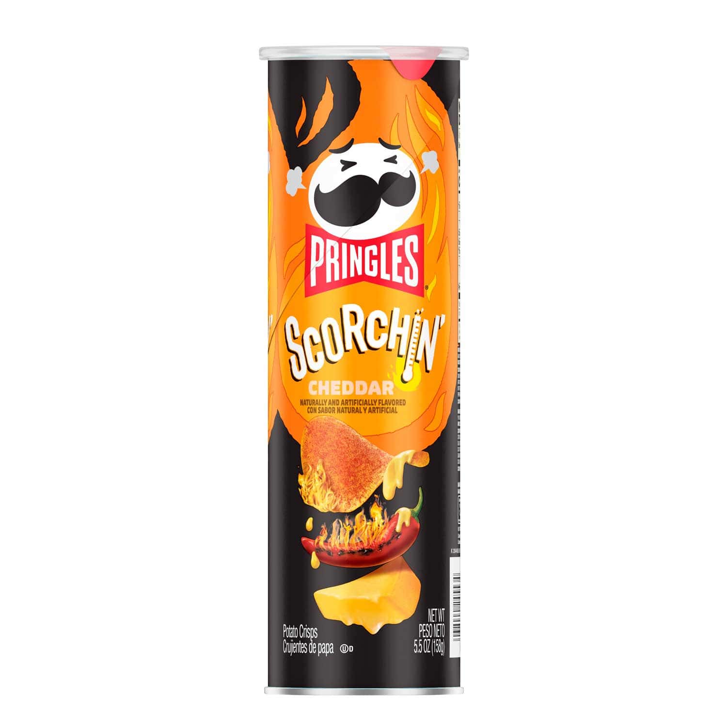 Pringles de Queso Scorchin' 158 gr