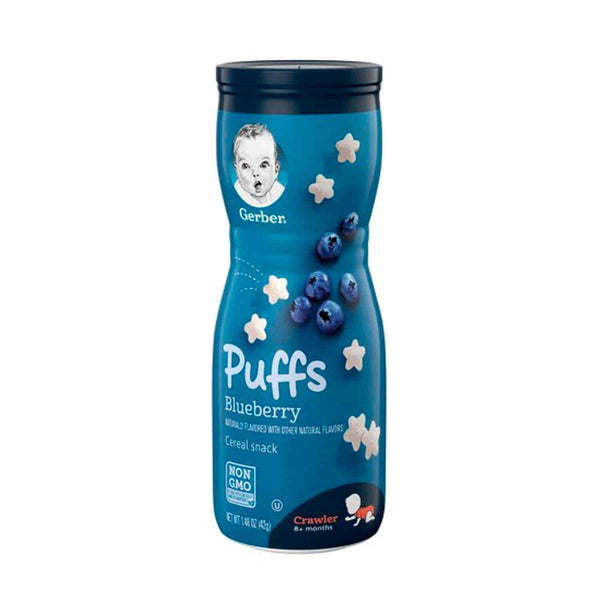 Galletas Puff Gerber Blueberry. 42 gr