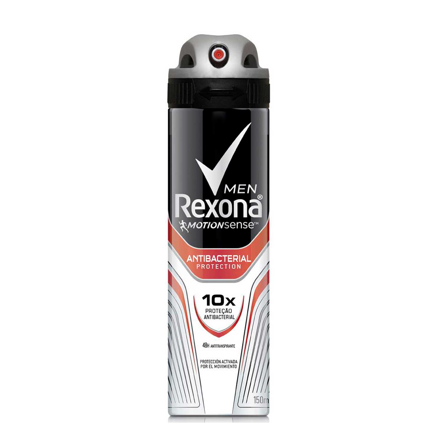 Desodorante Spray Rexona Men Antibacterial Protection. 150 ml
