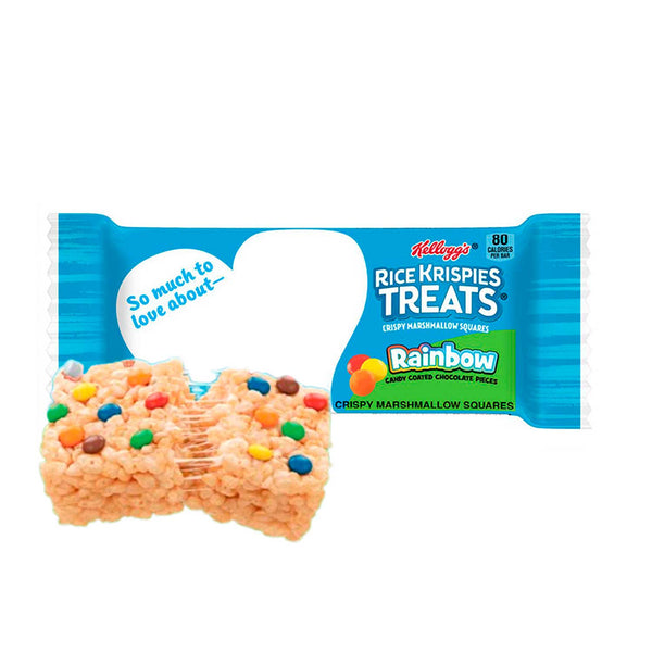 Barras de Cereal Rice Krispies Treats Kellogg's Rainbow. 20 gr