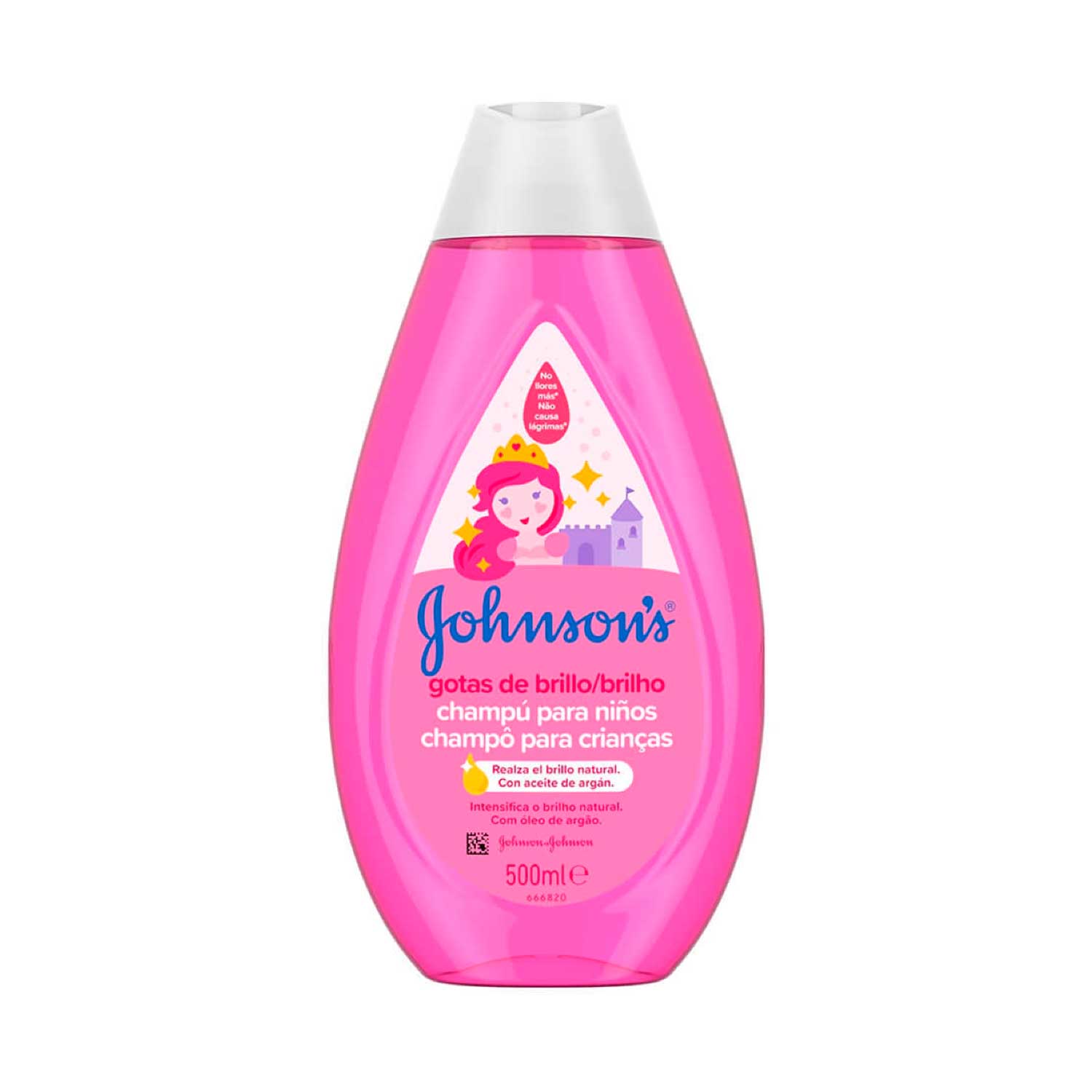 Shampoo Johnson's Gotas de Brillo. 500 ml