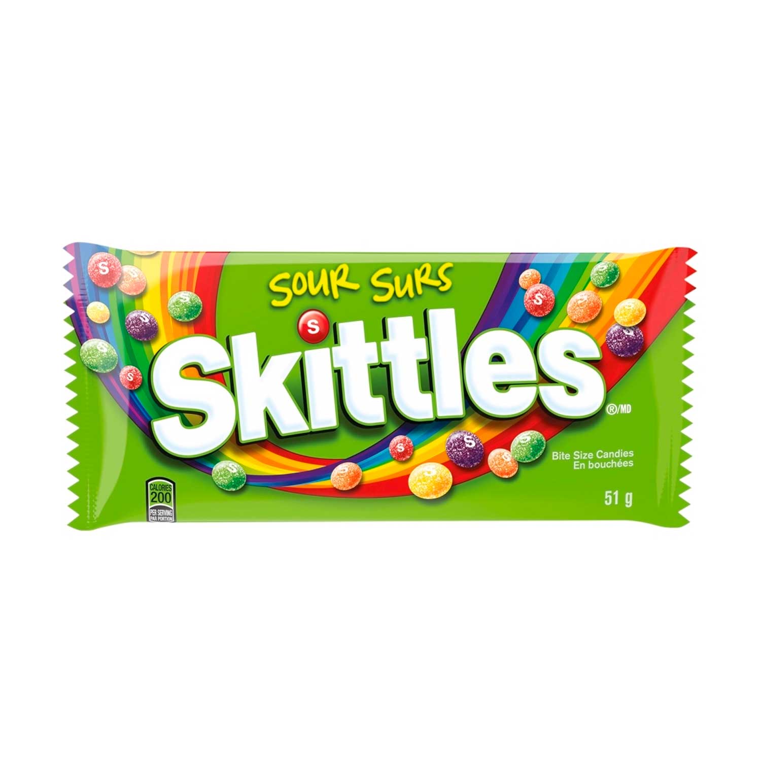 Caramelos Skittles Sour. 51 gr