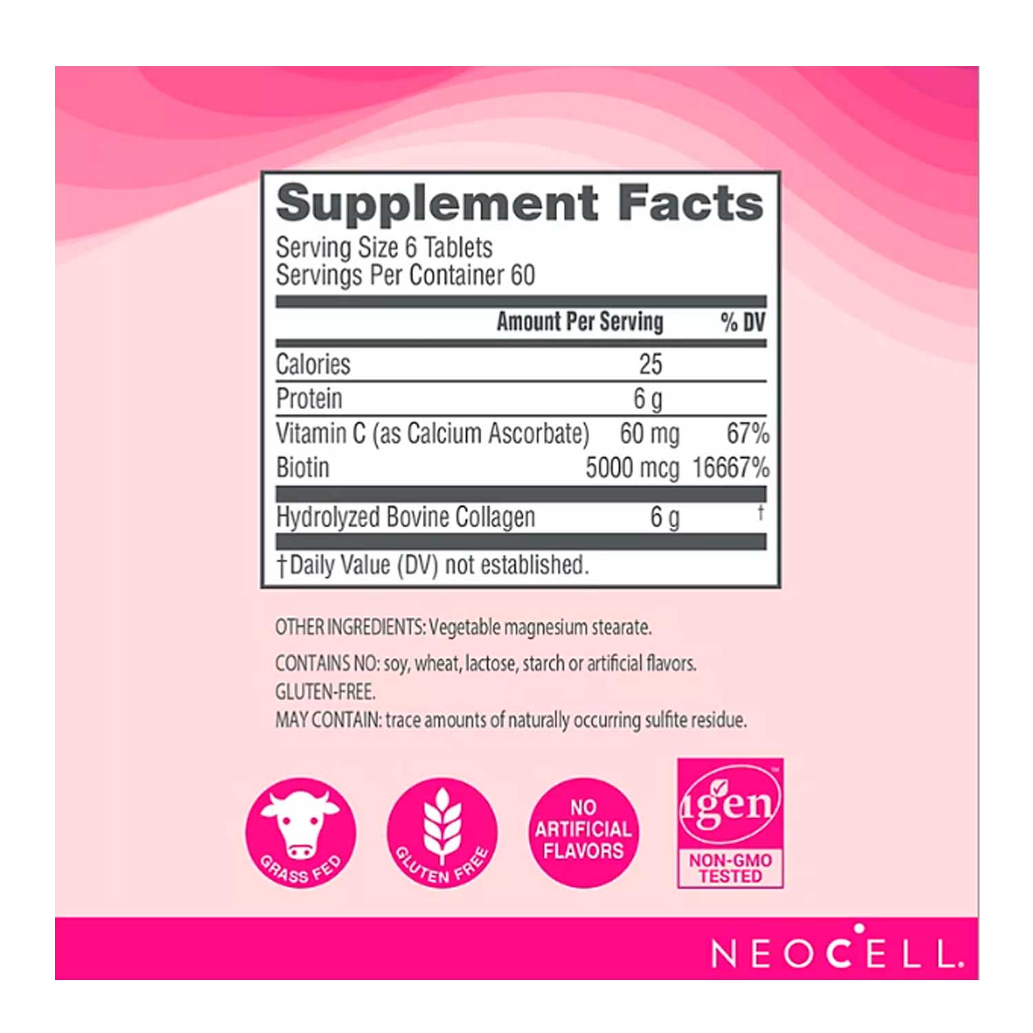 Súper Colágeno + Vitamina C y Biotin NeoCell. 360 tabs