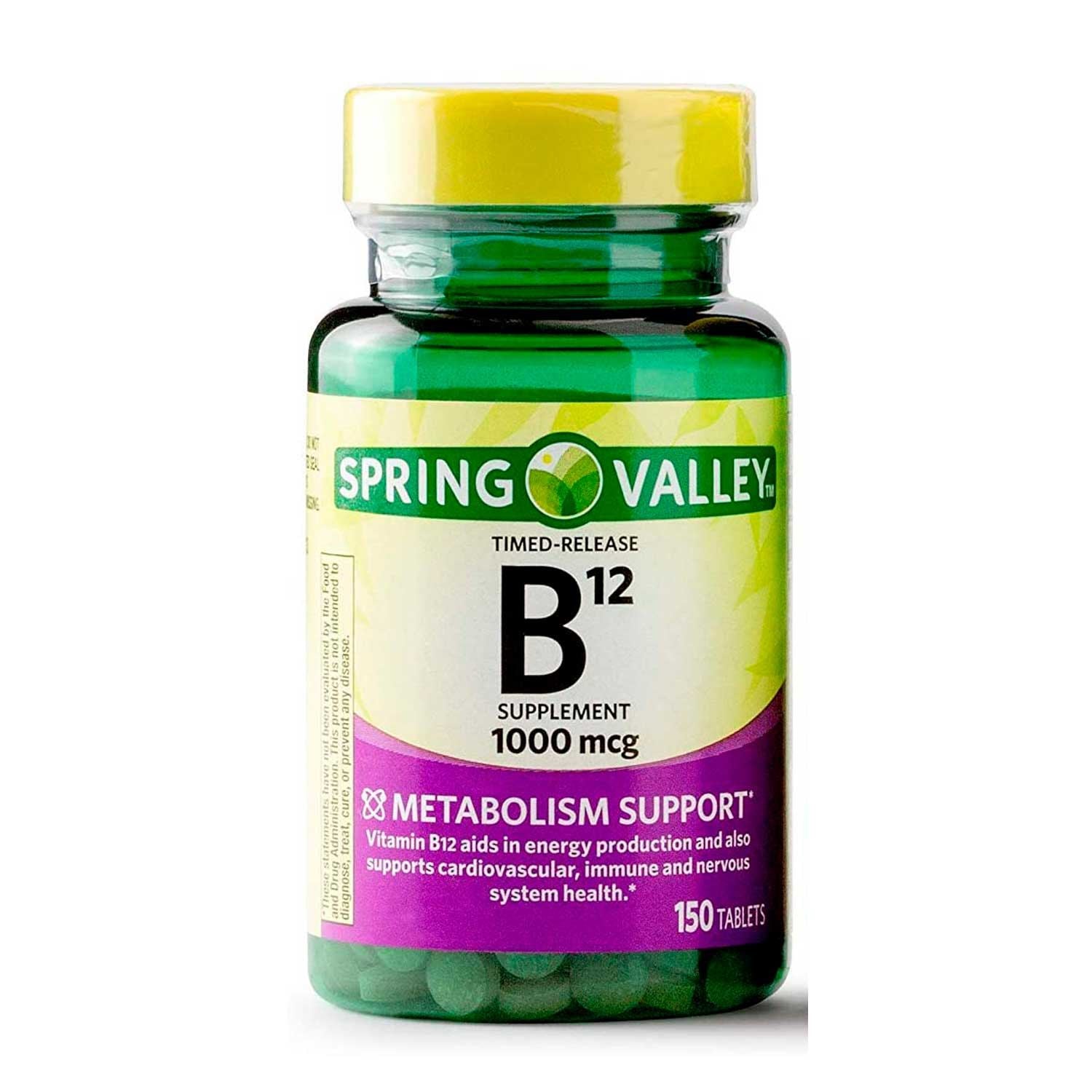 Vitamina B12 1000 mcg. 150 tabs Spring Valley