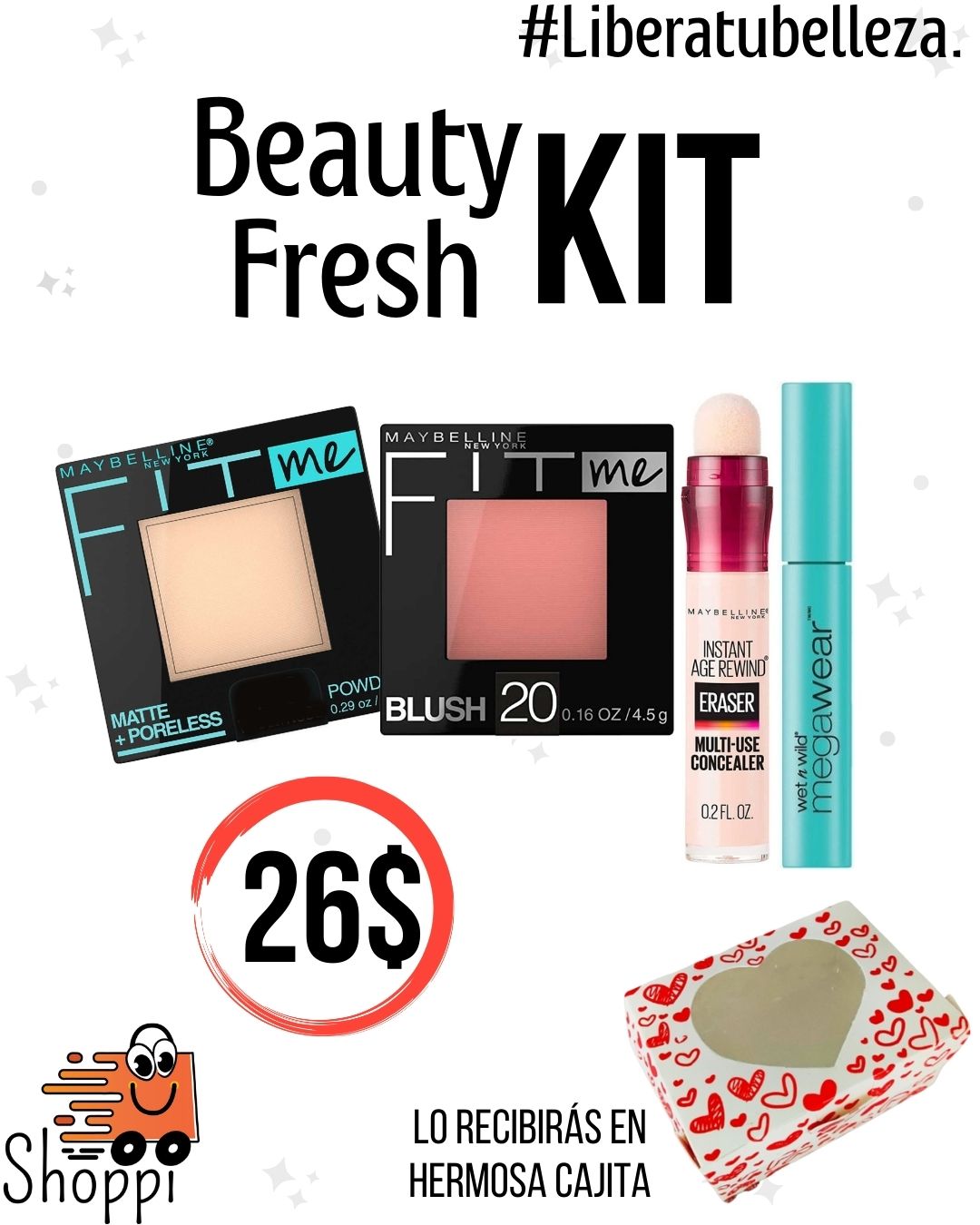 Kit de maquillaje Beauty Fresh
